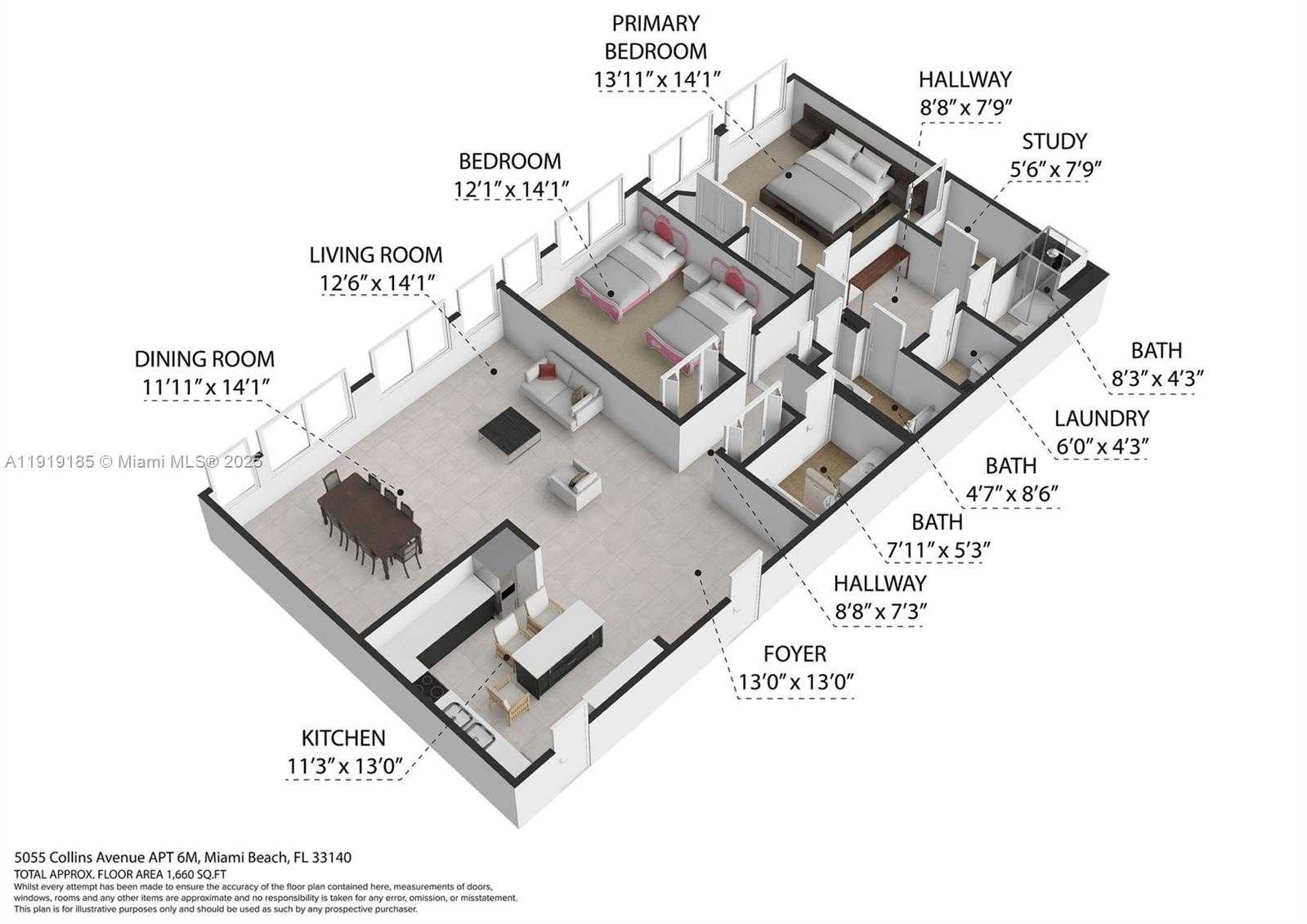 Small Image of 5055 COLLINS AVE #6M, Miami Beach Number 23