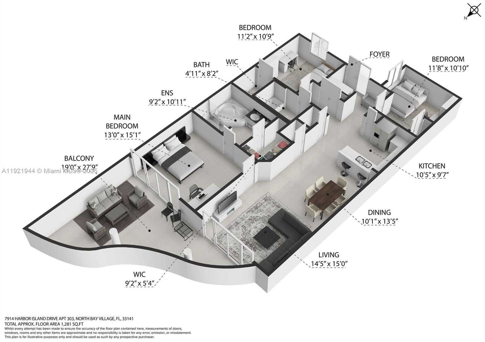 Small Image of 7914 HARBOR ISLAND DR #303, North Bay Village Number 44