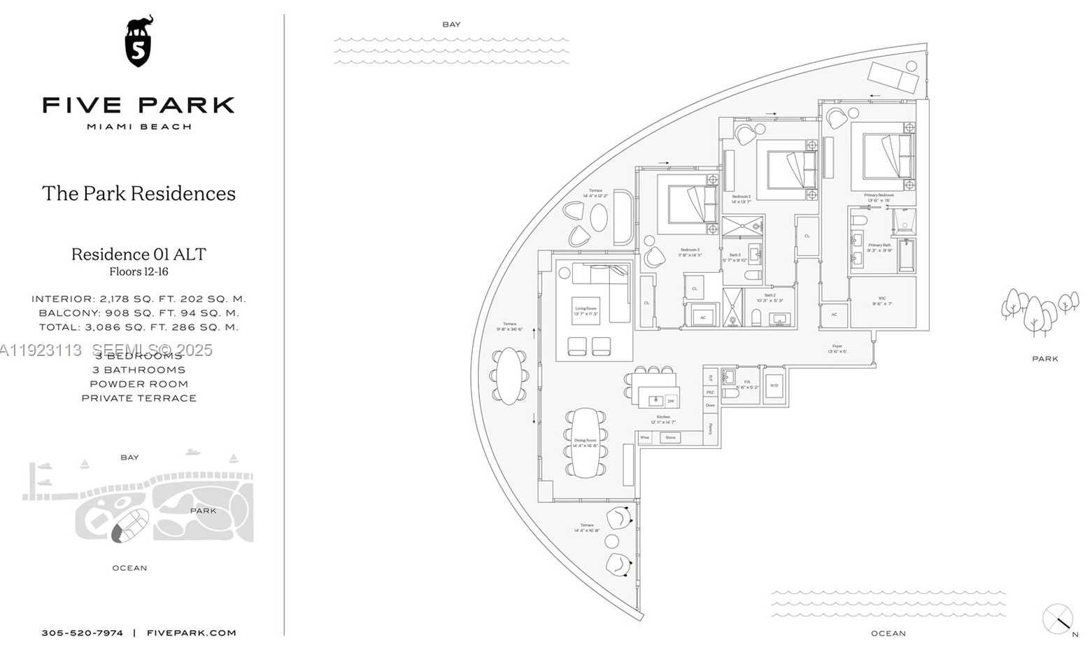 Small Image of 500 ALTON RD #1601, Miami Beach Number 21