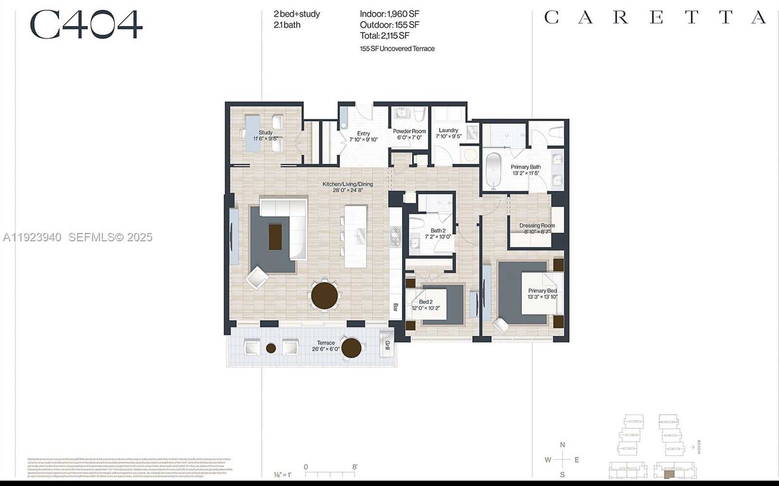 Small Image of 1011 US HIGHWAY ONE #C404, Juno Beach Number 2