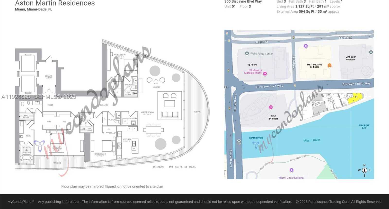 Small Image of 300 BISCAYNE BOULEVARD WAY #301E, Miami Number 53