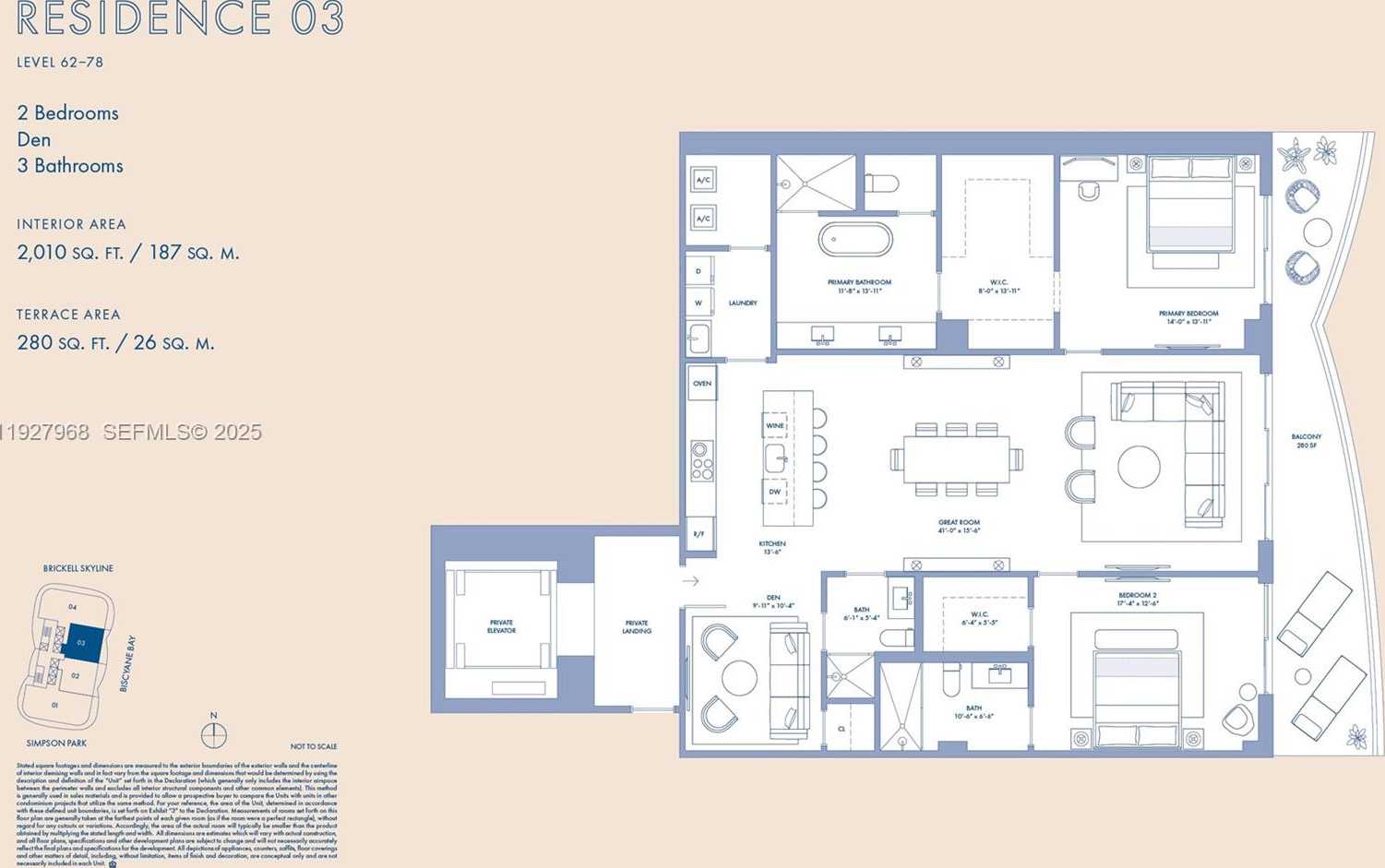 Small Image of 1420 SOUTH MIAMI AVENUE #7003, Miami Number 26