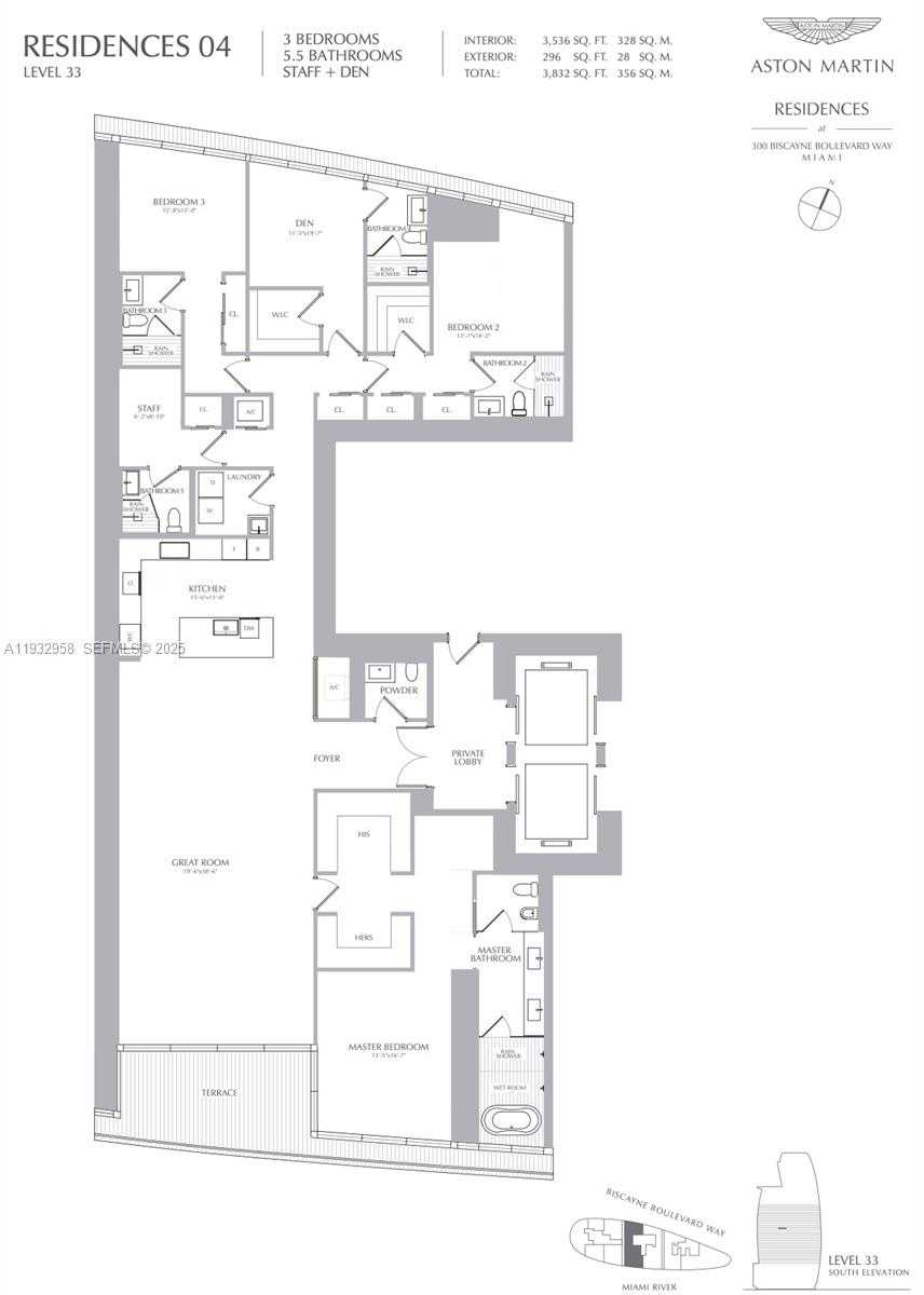 Small Image of 300 BISCAYNE BOULEVARD WAY #3304C, Miami Number 24