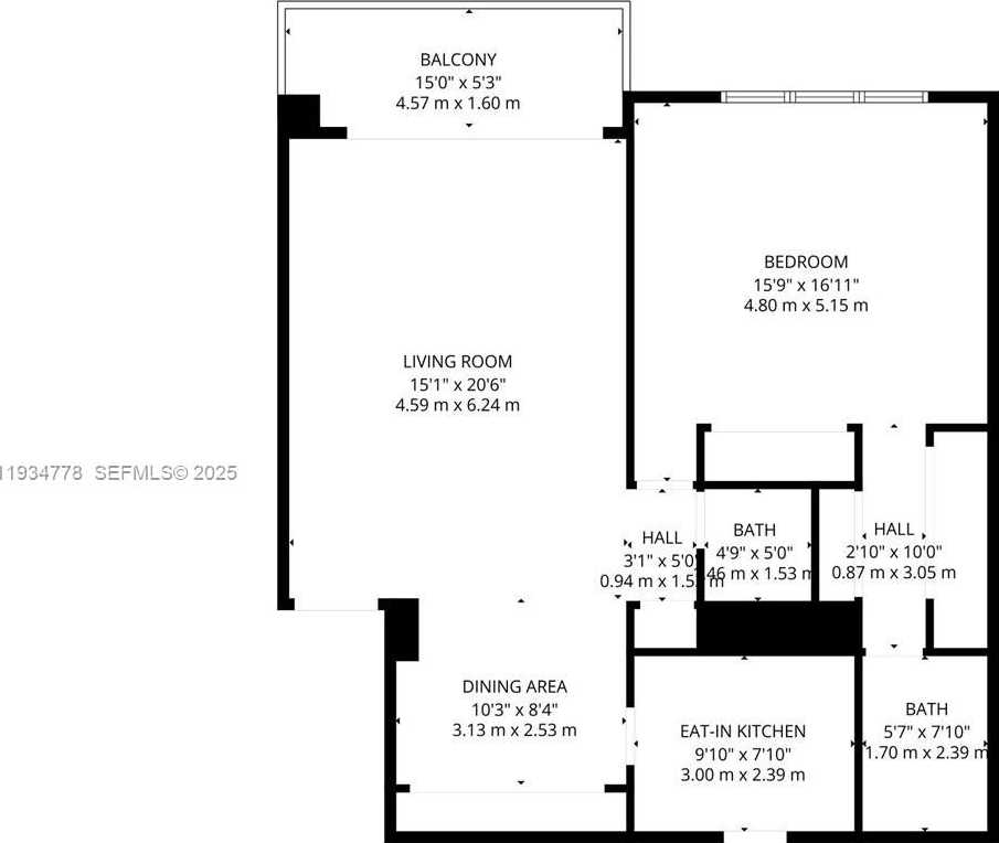 Small Image of 5601 COLLINS AVE #915, Miami Beach Number 19