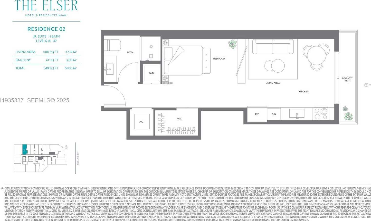 Small Image of 398 NORTH EAST 5TH ST #3102, Miami Number 39