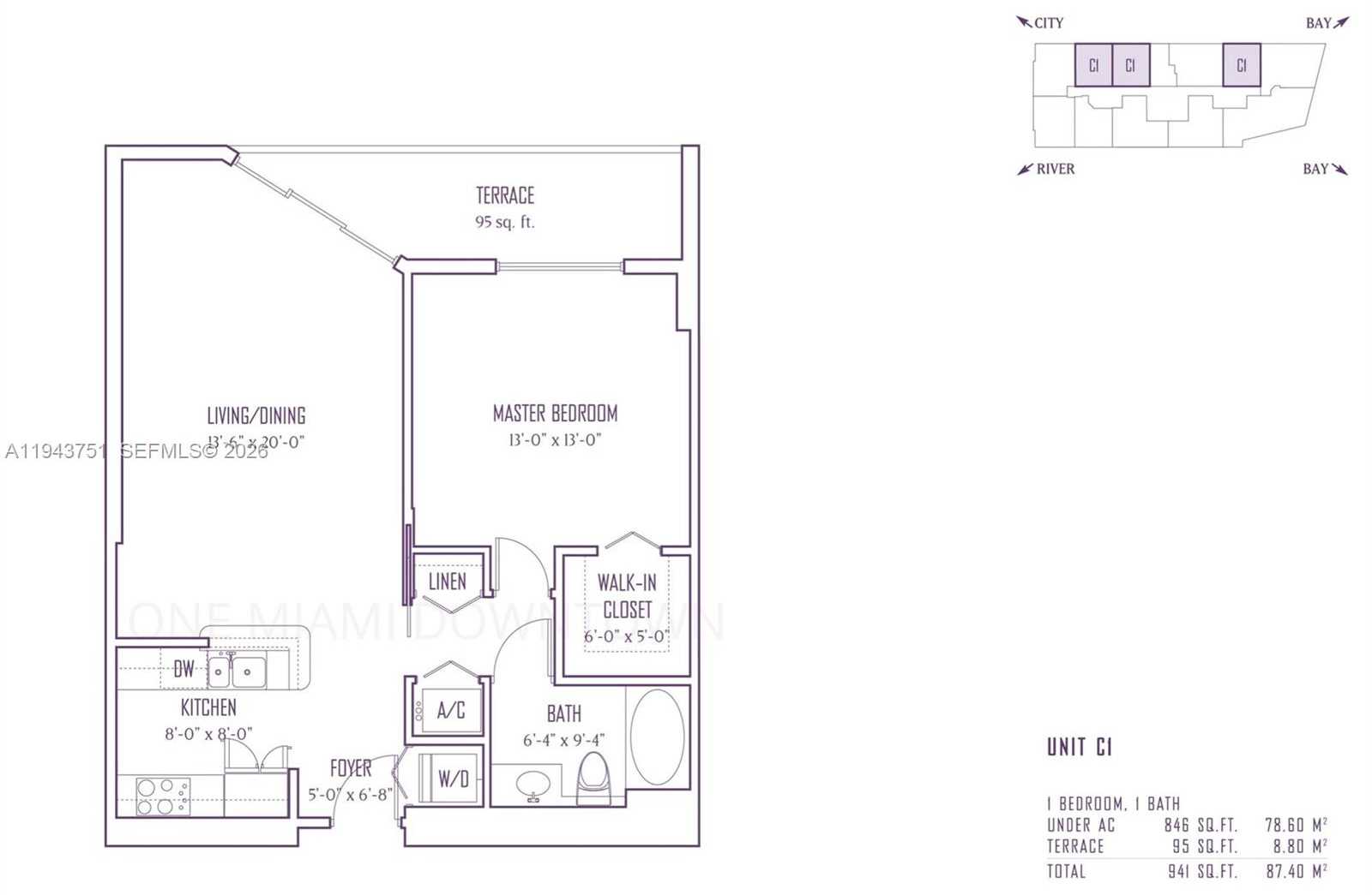 Small Image of 325 SOUTH BISCAYNE #1718, Miami Number 13