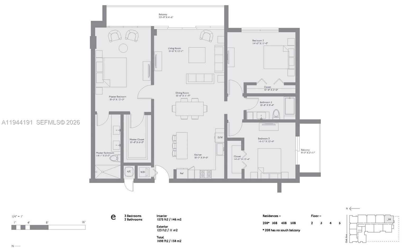 Small Image of 3034 OAK AVENUE #408, Coconut Grove Number 9