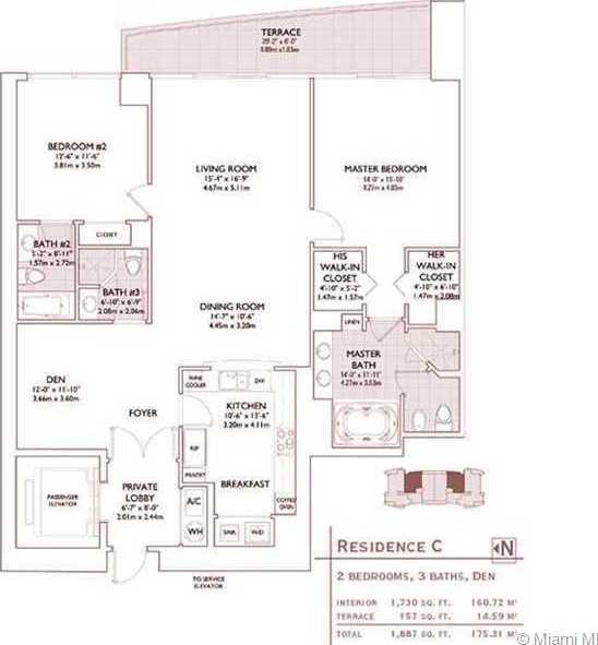 Small Image of 1331 BRICKELL BAY DR #4203, Miami Number 25