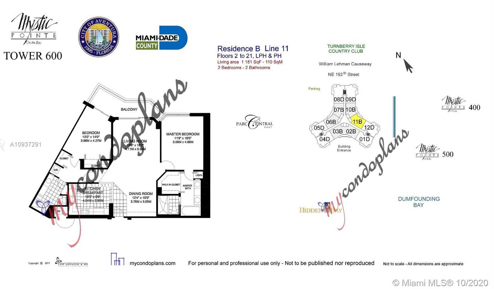 Small Image of 3400 NORTH EAST 192ND ST #811, Aventura Number 10
