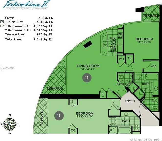 Small Image of 4401 COLLINS AVE #1115, Miami Beach Number 51