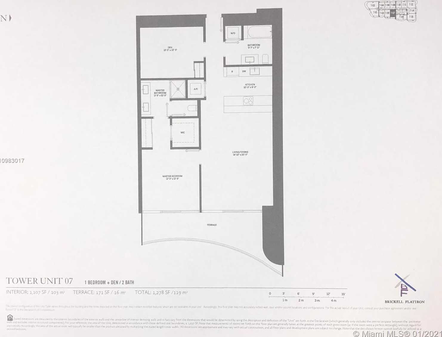Small Image of 1000 BRICKELL PLAZA #3807, Miami Number 2