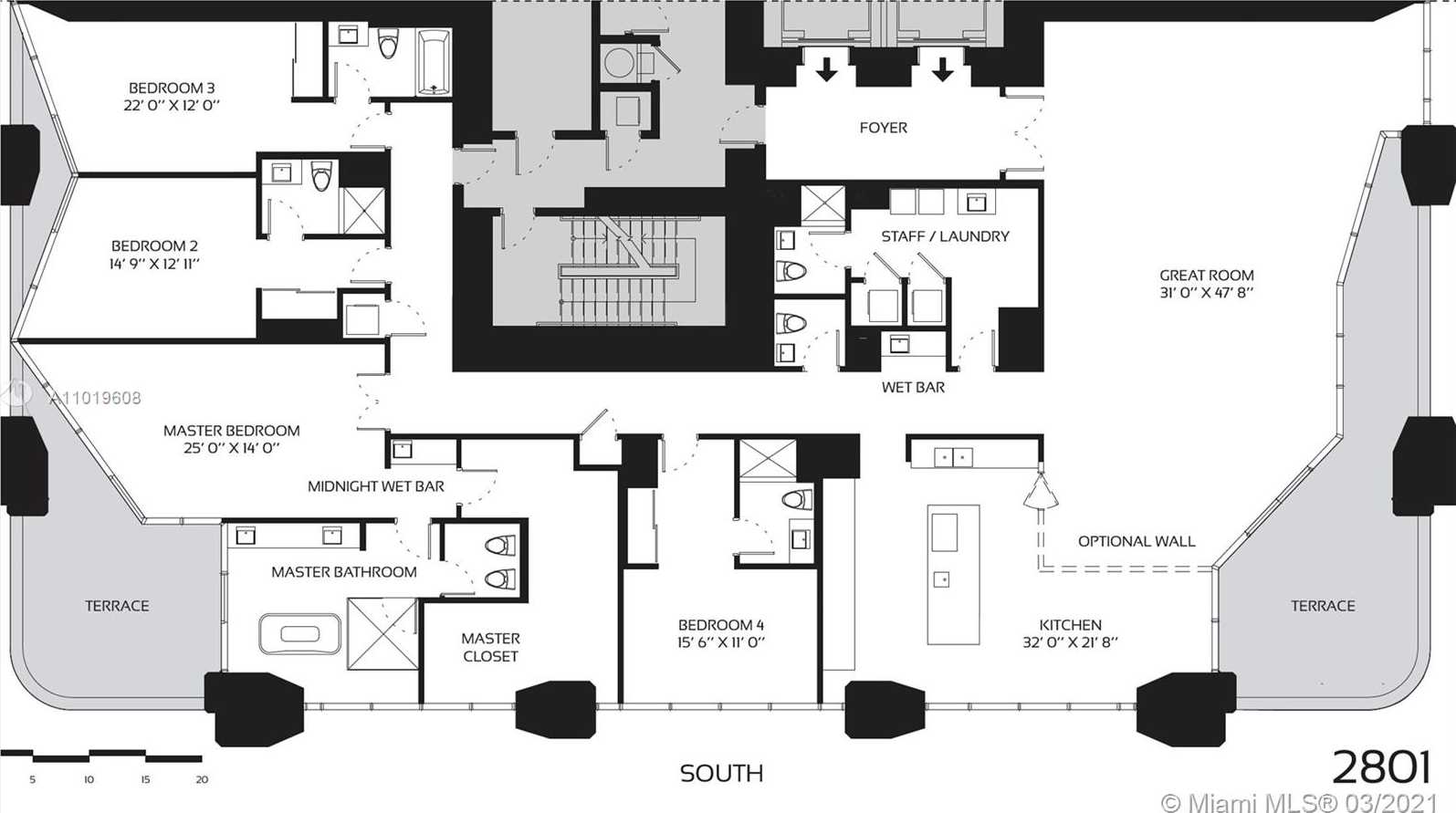 Small Image of 1000 BISCAYNE BLVD #2802, Miami Number 8