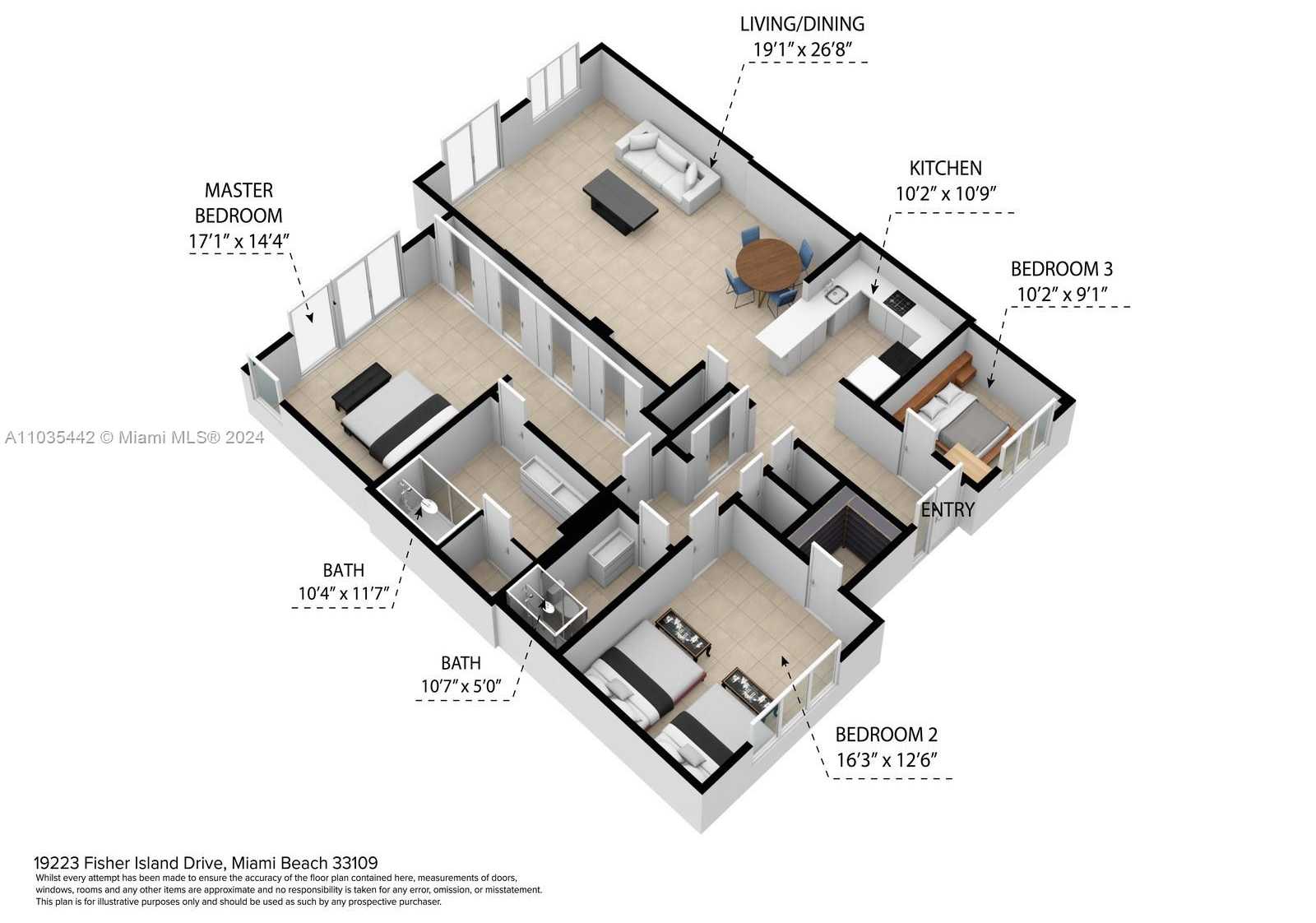 Small Image of 19223 FISHER ISLAND DR #19223, Miami Beach Number 38