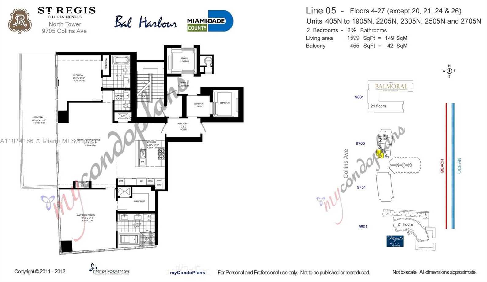 Small Image of 9705 COLLINS AVE #605N, Bal Harbour Number 44