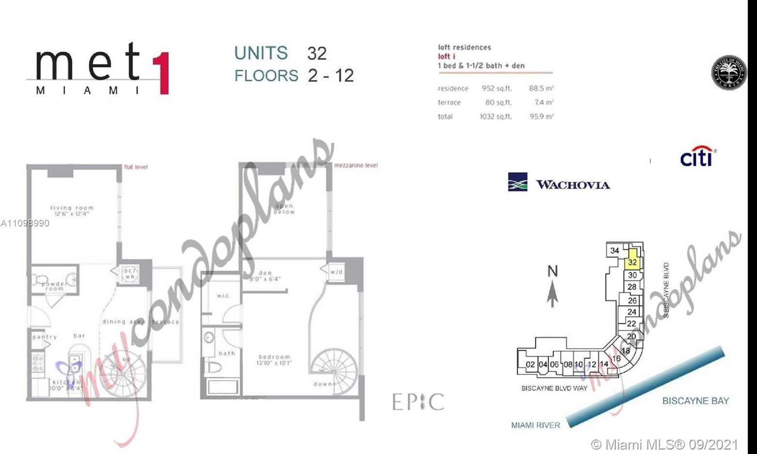 Small Image of 300 SOUTH BISCAYNE BLVD #L-632, Miami Number 17