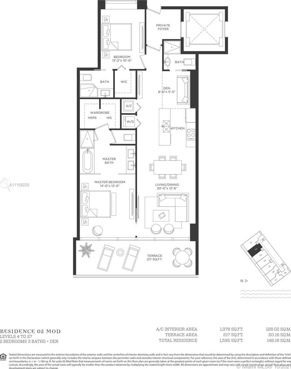 Small Image of 650 NORTH EAST 32ND ST #2602, Miami Number 14