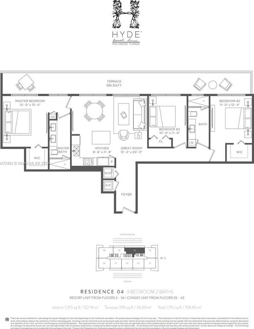 Small Image of 4010 SOUTH OCEAN DR #1404, Hollywood Number 2