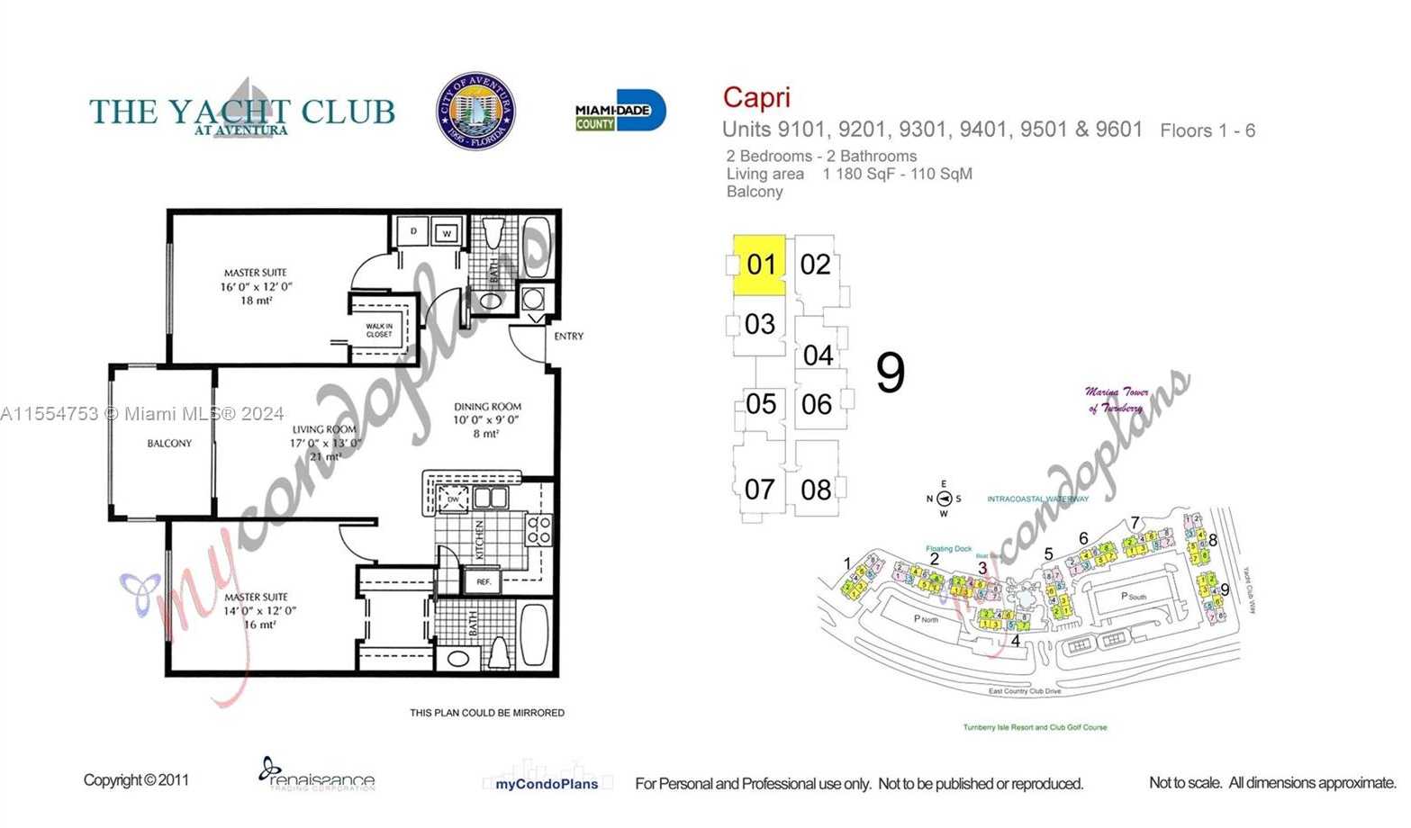 Small Image of 19501 EAST COUNTRY CLUB DR #9301, Aventura Number 30