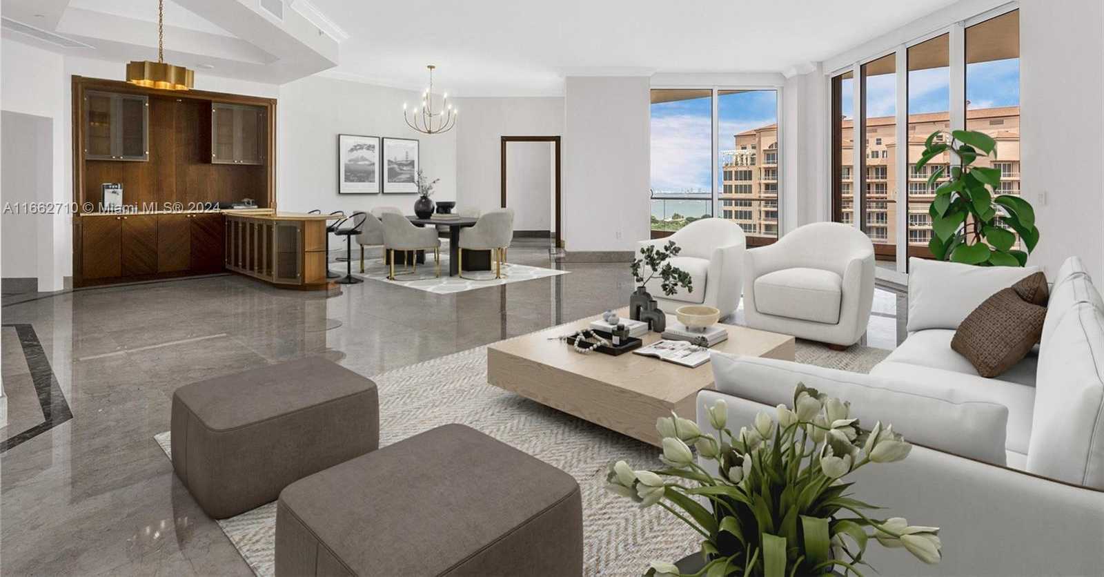 Small Image of 60 EDGEWATER DR #PH2D, Coral Gables Number 2