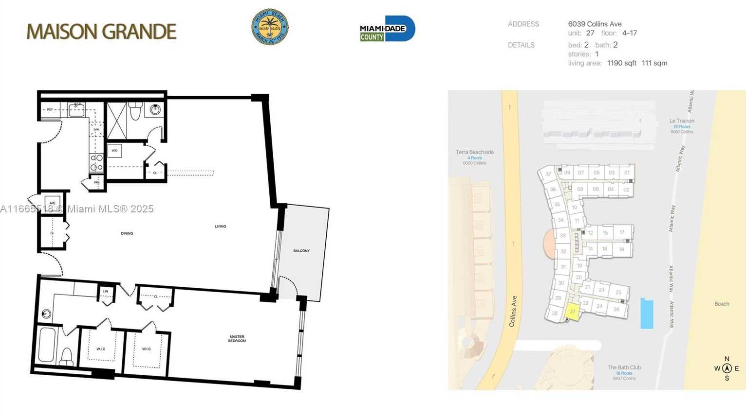 Small Image of 6039 COLLINS AVE #1527, Miami Beach Number 22