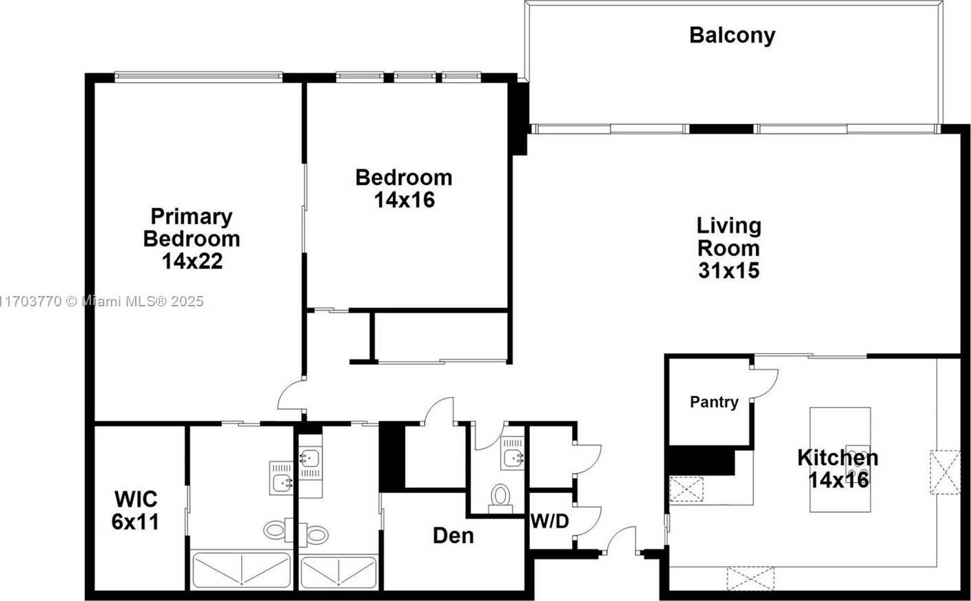 Small Image of 1800 NORTH EAST 114TH ST #PH05, Miami Number 60
