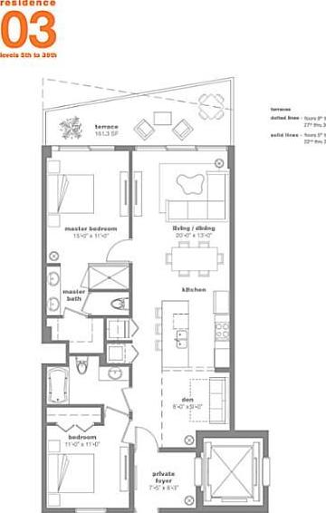 Small Image of 460 NORTH EAST 28 ST #3203, Miami Number 10