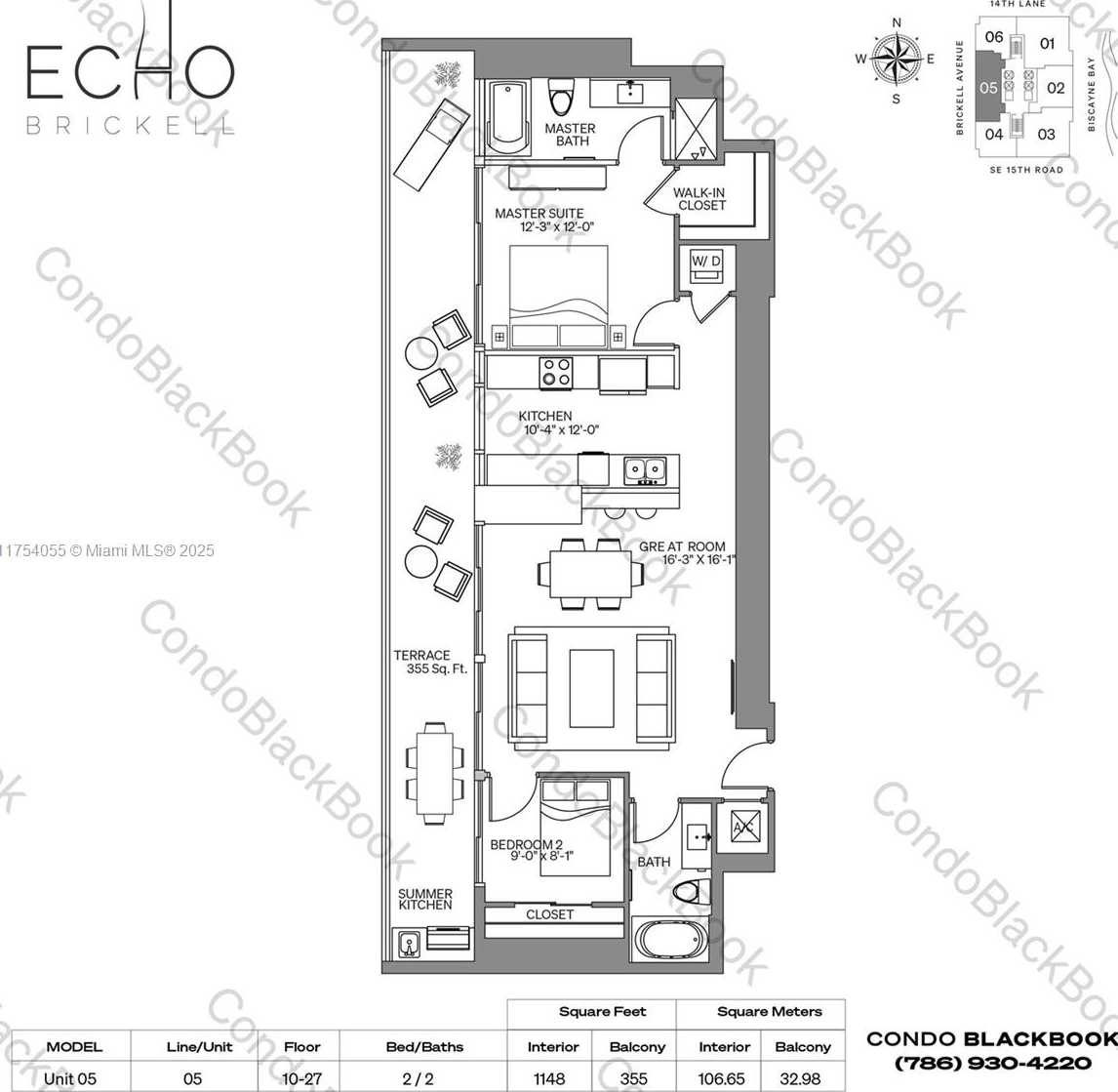 Small Image of 1451 BRICKELL AVE #2505, Miami Number 27