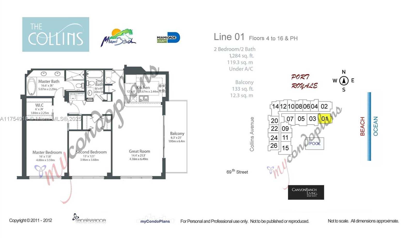Small Image of 6917 COLLINS AVE #PH 1, Miami Beach Number 30