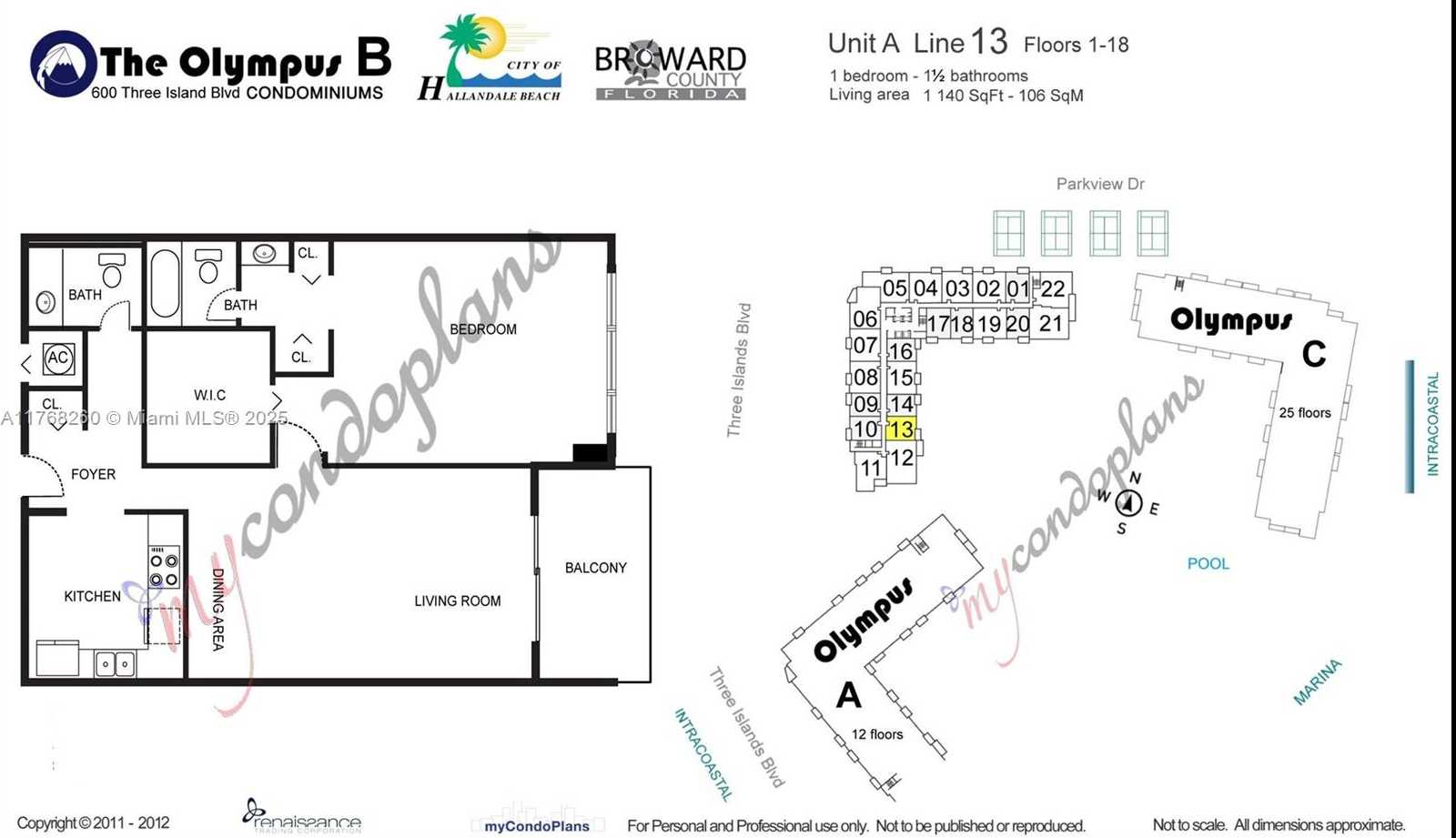 Small Image of 600 THREE ISLANDS BLVD #1113, Hallandale Beach Number 32
