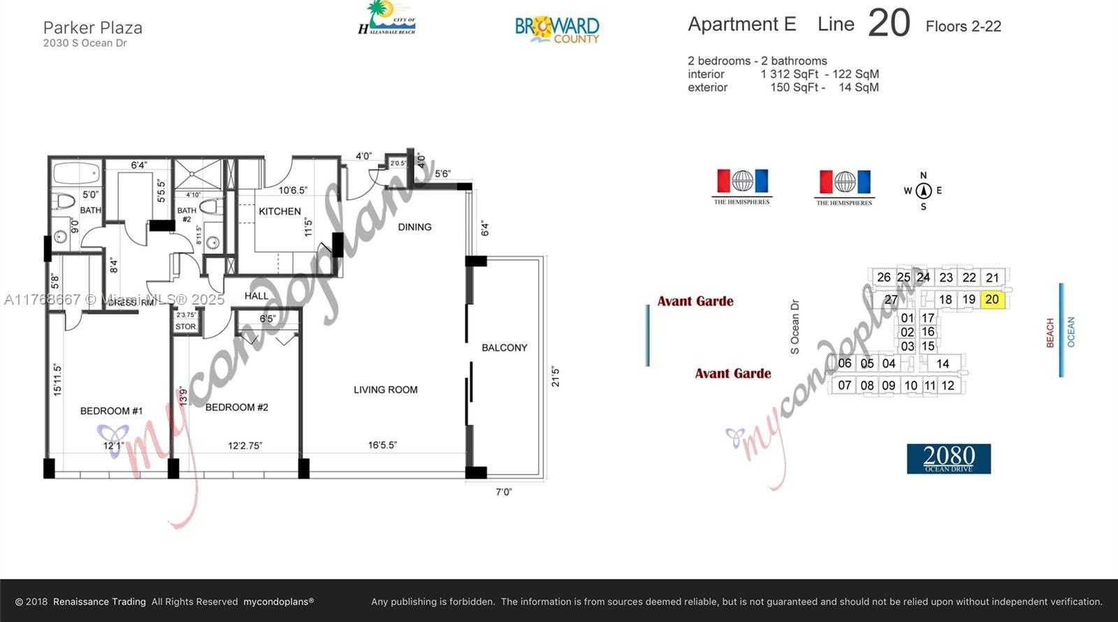 Small Image of 2030 SOUTH OCEAN DR #1820, Hallandale Beach Number 45