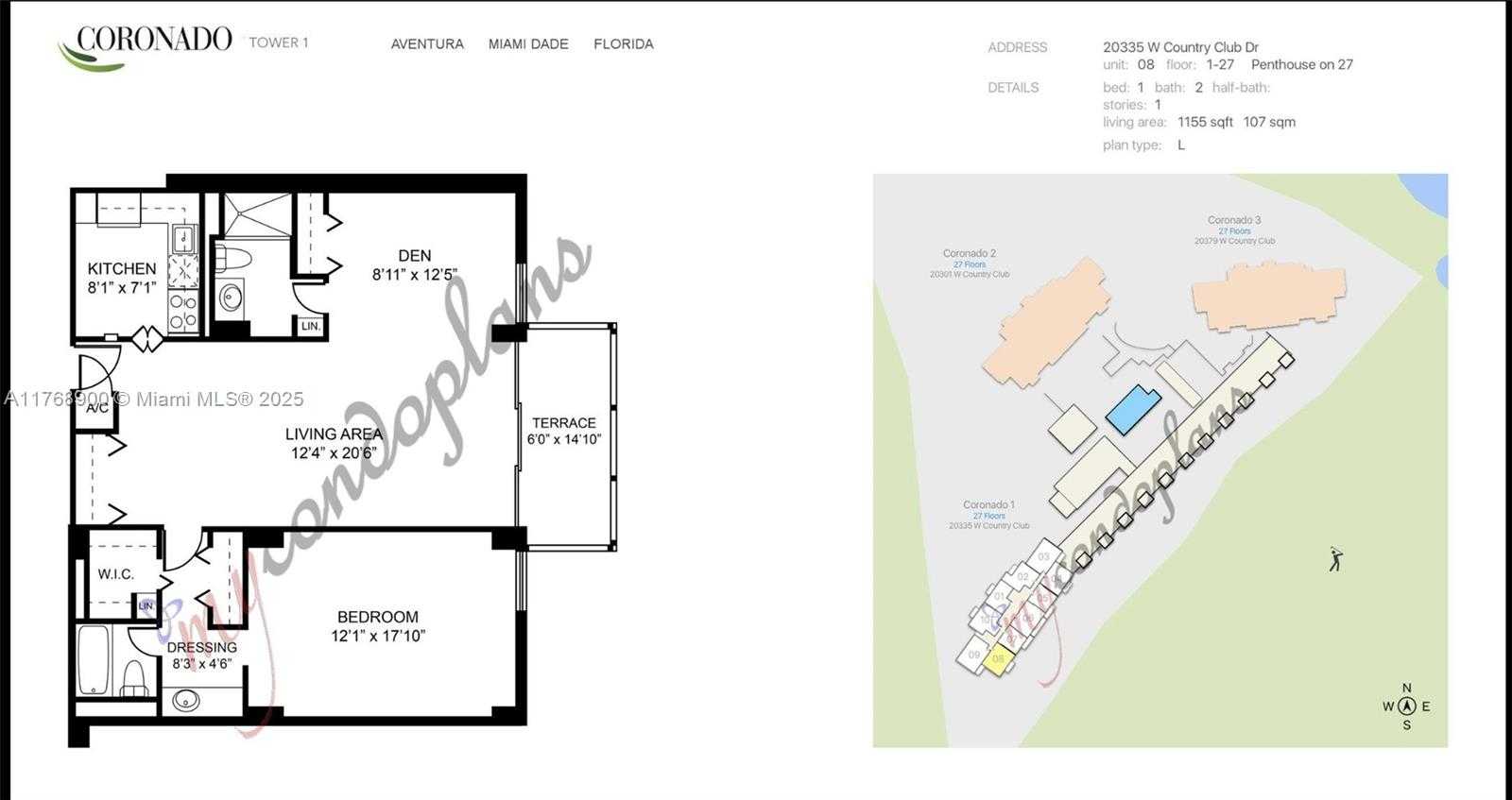 Small Image of 20335 WEST COUNTRY CLUB #1208, Aventura Number 23