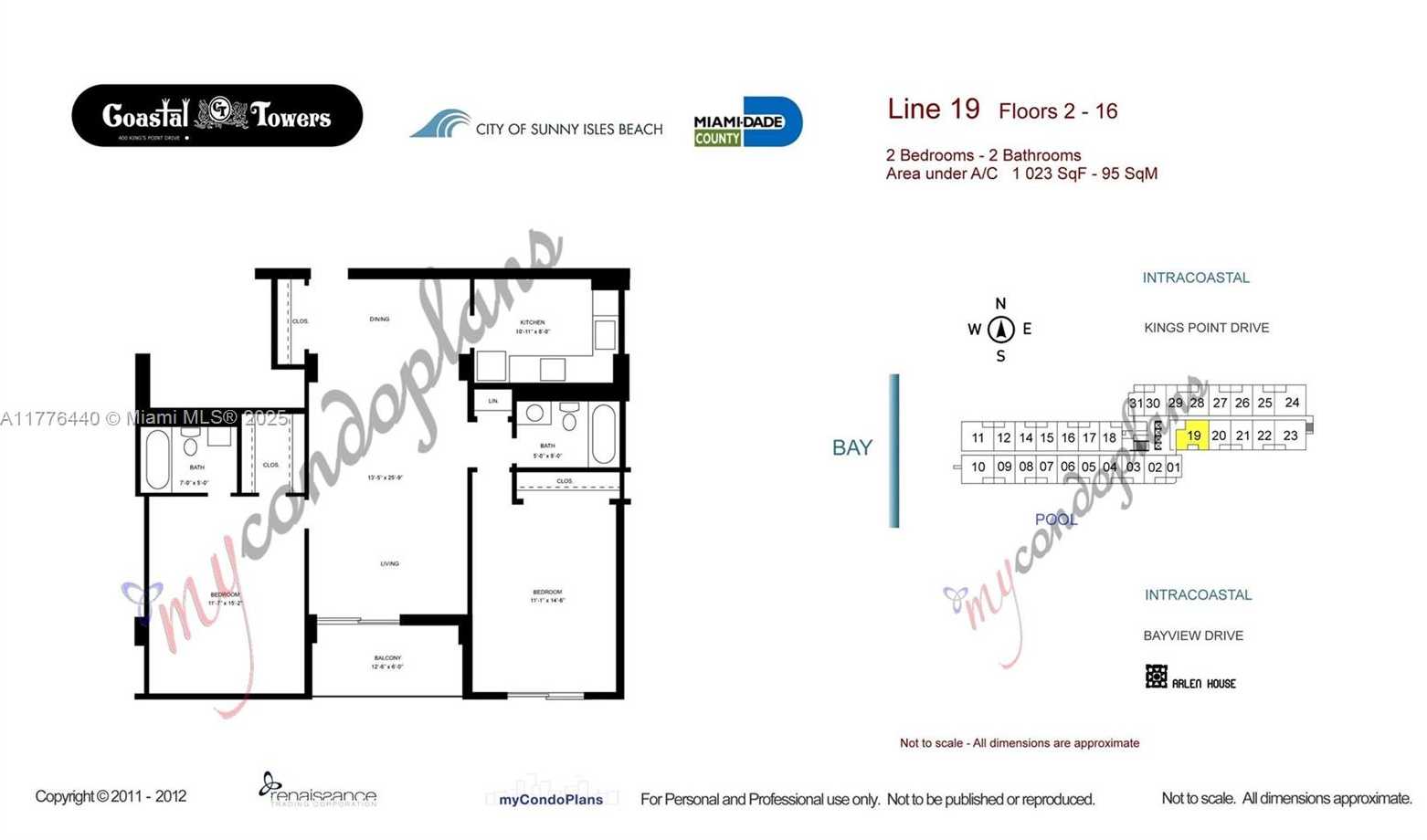 Small Image of 400 KINGS POINT DR #919, Sunny Isles Beach Number 10