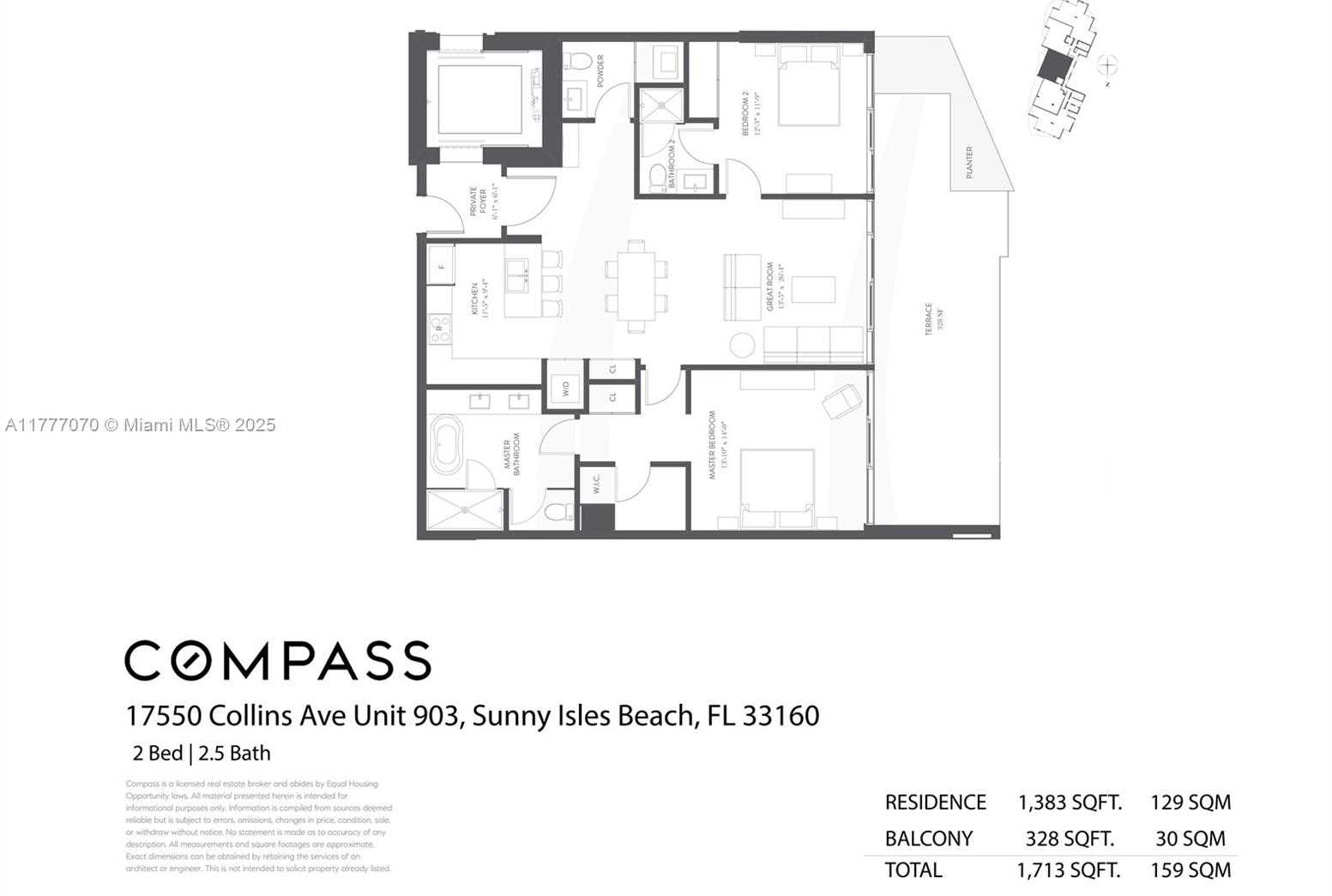 Small Image of 17550 COLLINS AVE #903, Sunny Isles Beach Number 25