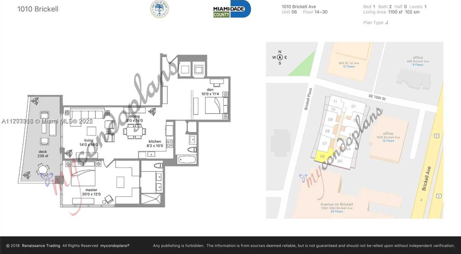 Small Image of 1010 BRICKELL AVE #2106, Miami Number 17