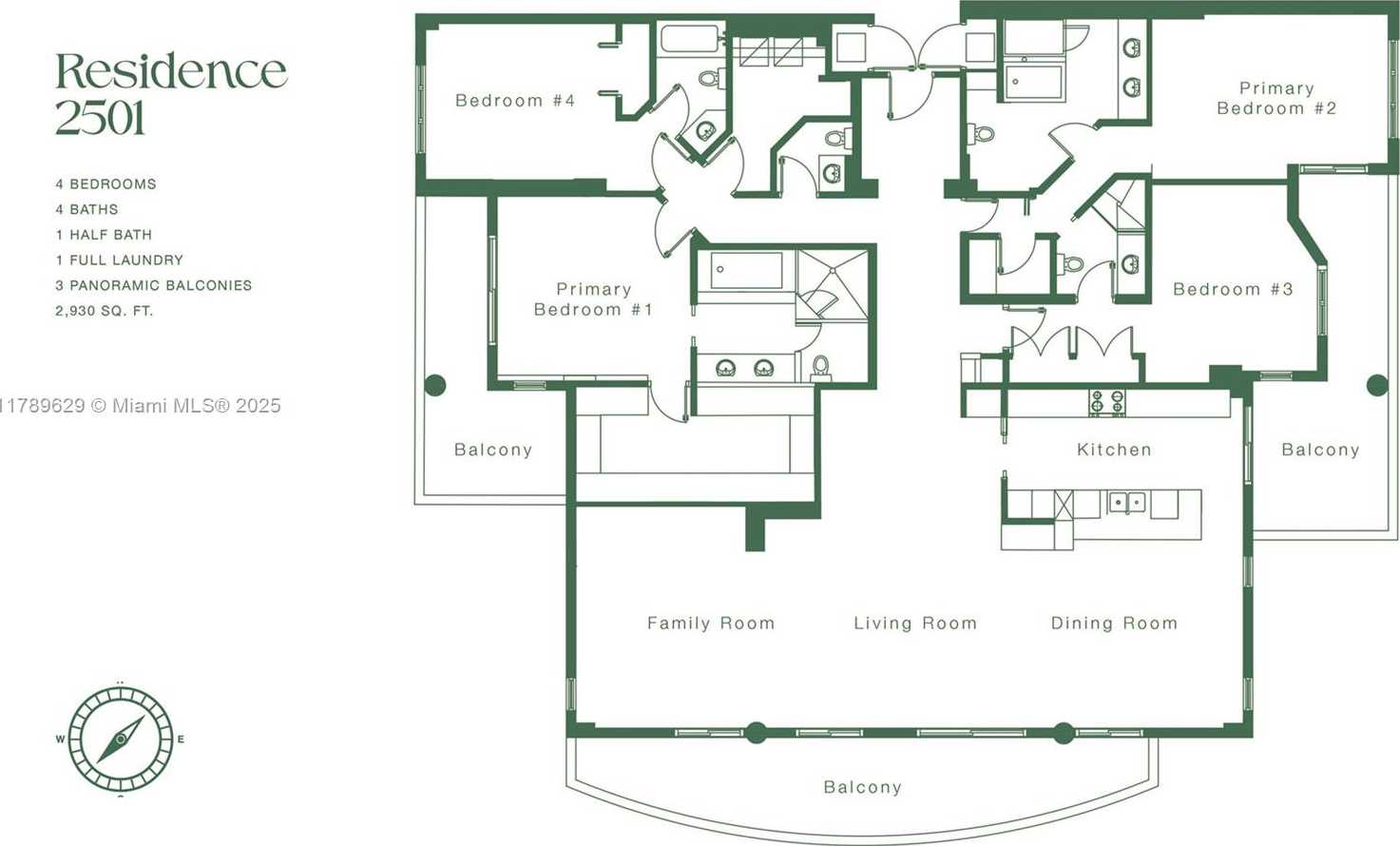 Small Image of 888 BRICKELL KEY DR #2501, Miami Number 26