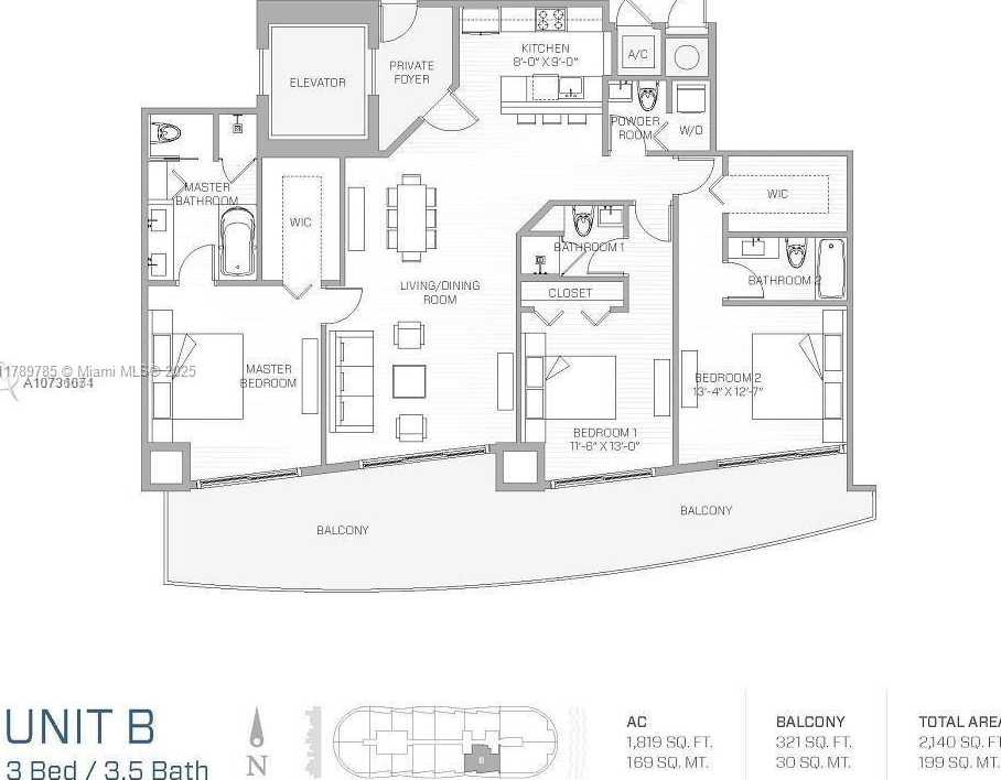 Small Image of 488 NORTH EAST 18TH ST #1610, Miami Number 29
