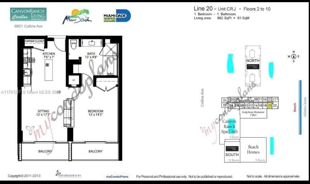 Small Image of 6801 COLLINS AVE #320, Miami Beach Number 11