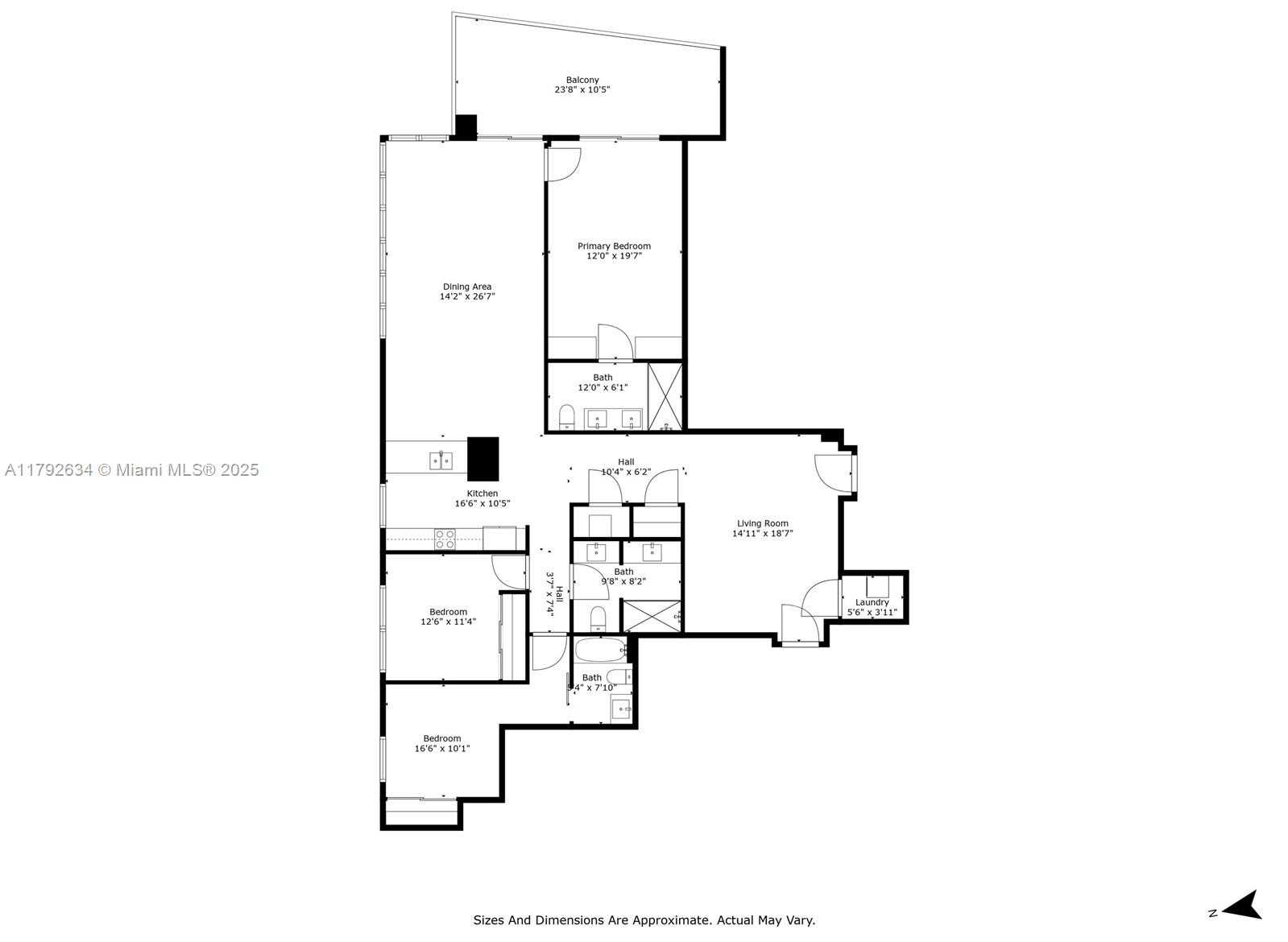 Small Image of 1010 BRICKELL AVE #4401, Miami Number 30