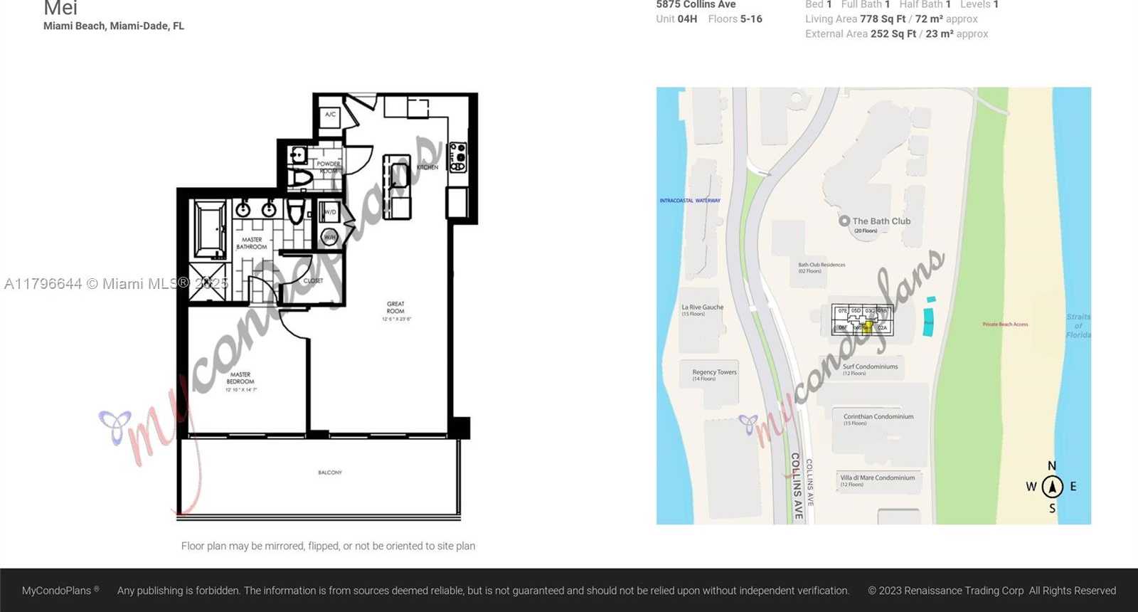Small Image of 5875 COLLINS AVE #1504, Miami Beach Number 20