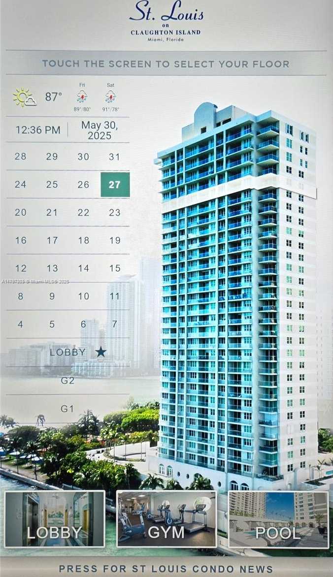 Small Image of 800 CLAUGHTON ISLAND DR #2704, Miami Number 28