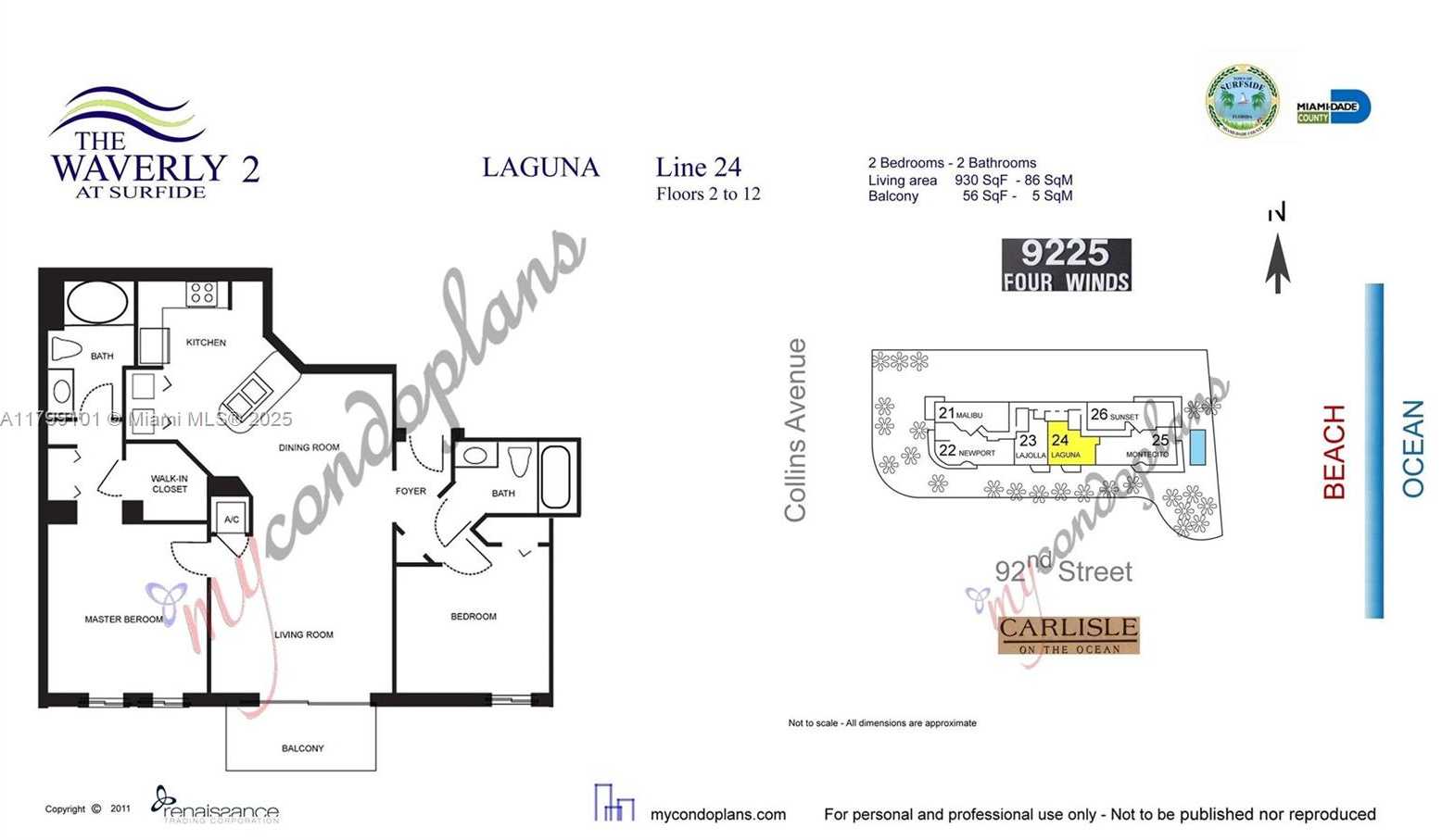 Small Image of 9201 COLLINS AVE #524, Surfside Number 17