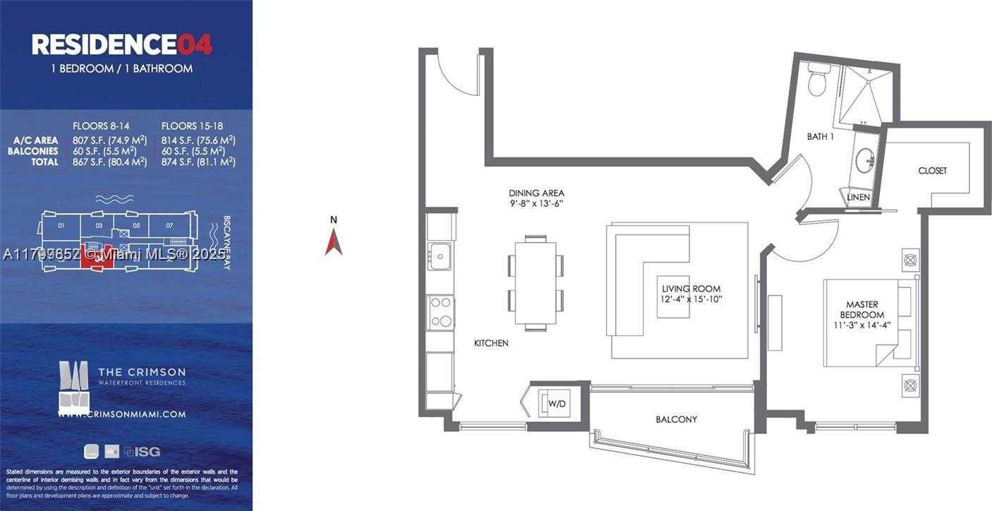 Small Image of 601 NORTH EAST 27TH ST #1004, Miami Number 10
