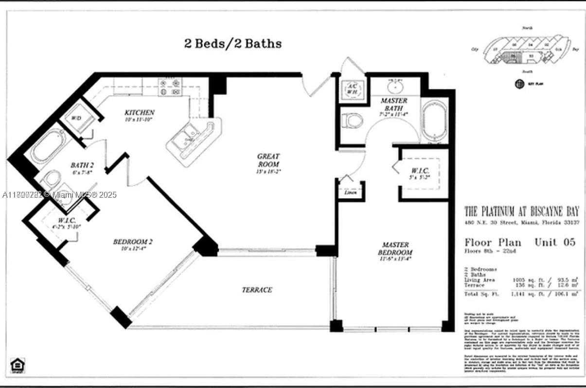 Small Image of 480 NORTH EAST 30TH ST #1405, Miami Number 86