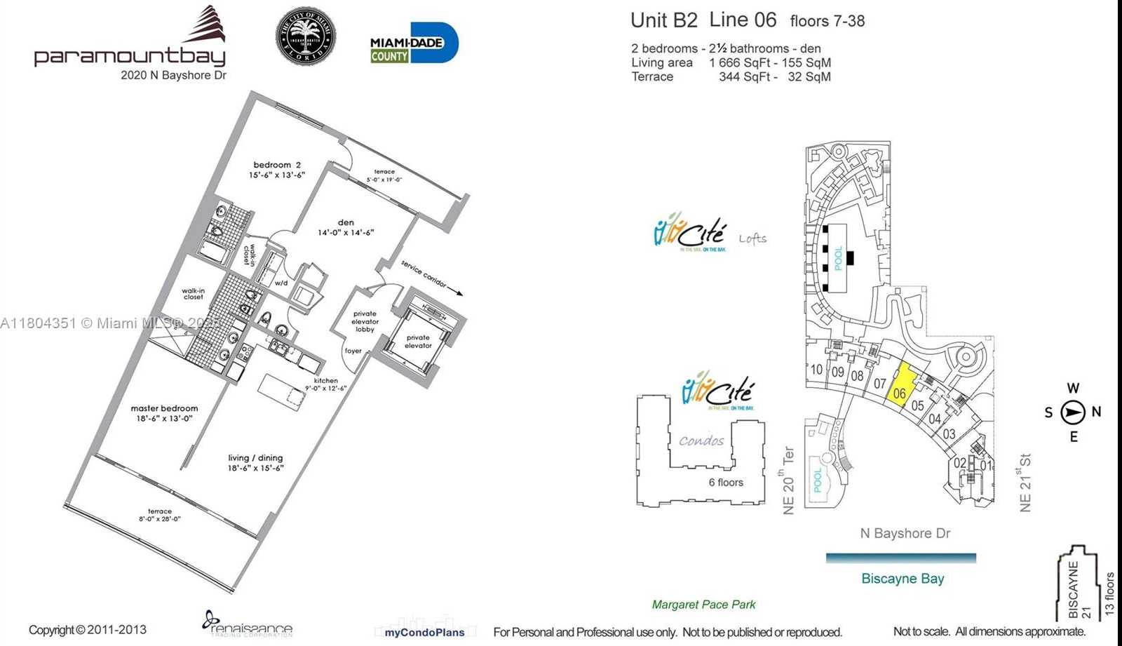 Small Image of 2020 NORTH BAYSHORE DR #3706, Miami Number 20