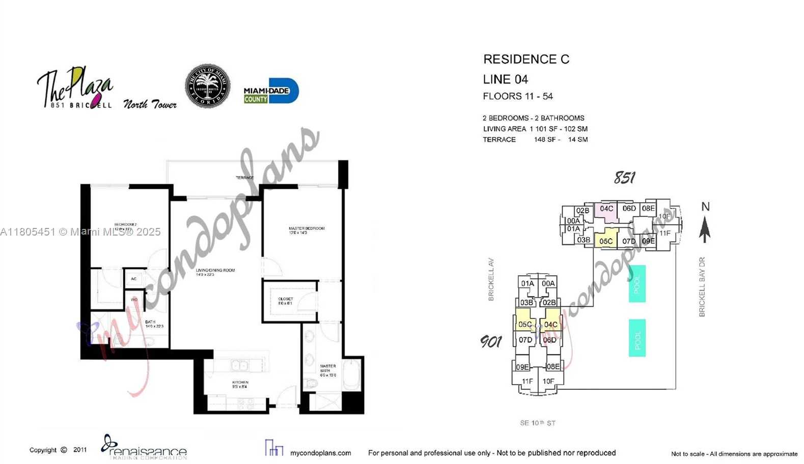 Small Image of 950 BRICKELL BAY DR #3504, Miami Number 92
