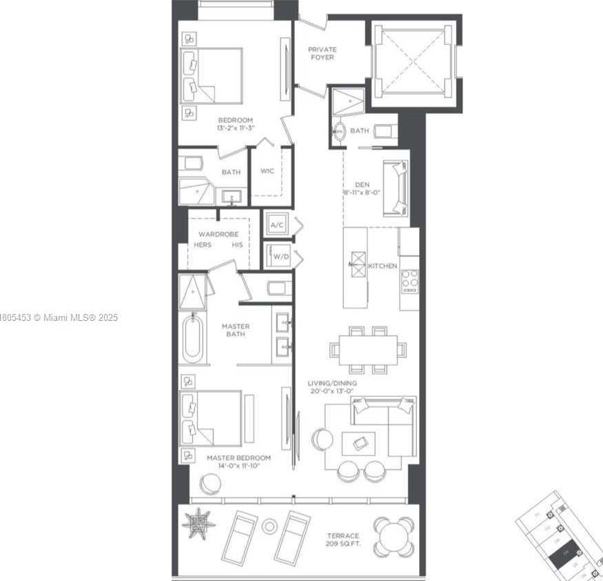 Small Image of 650 NORTH EAST 32ND ST #704, Miami Number 38