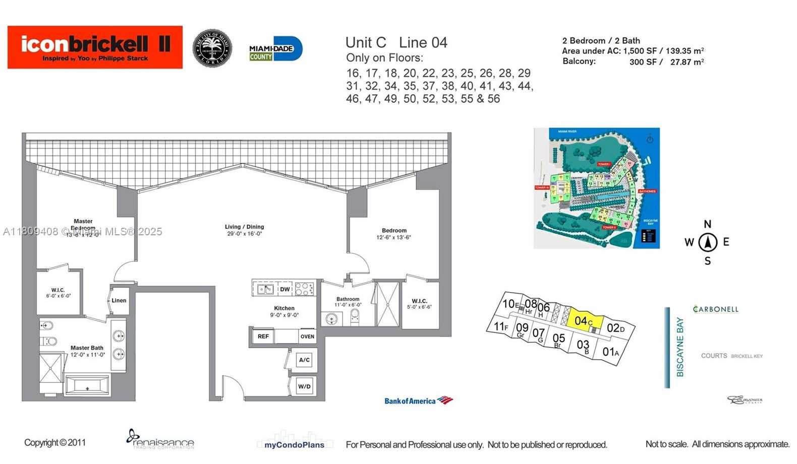 Small Image of 495 BRICKELL AVE #3804, Miami Number 26