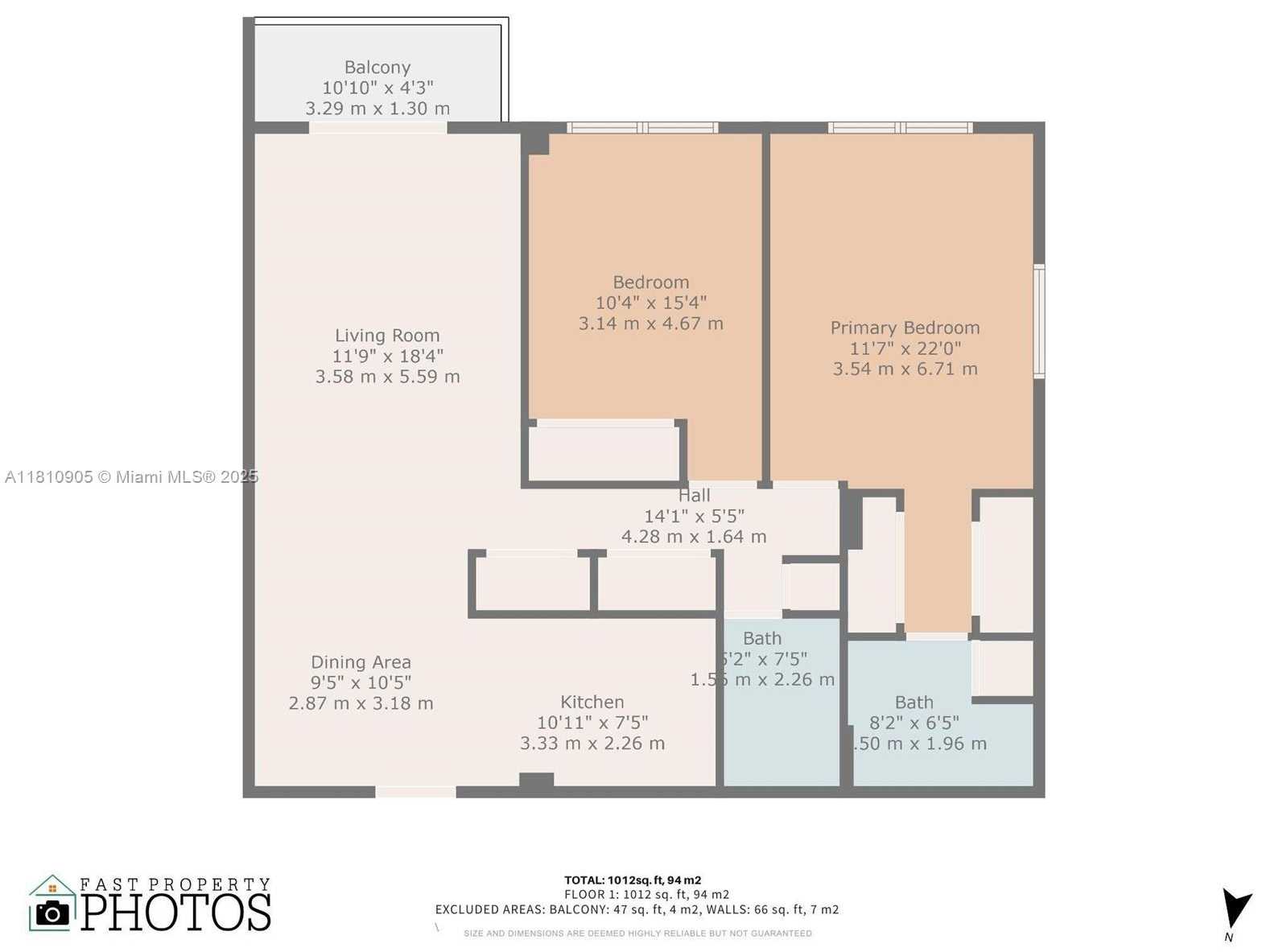 Small Image of 16465 NORTH EAST 22ND AVE #502, North Miami Beach Number 2