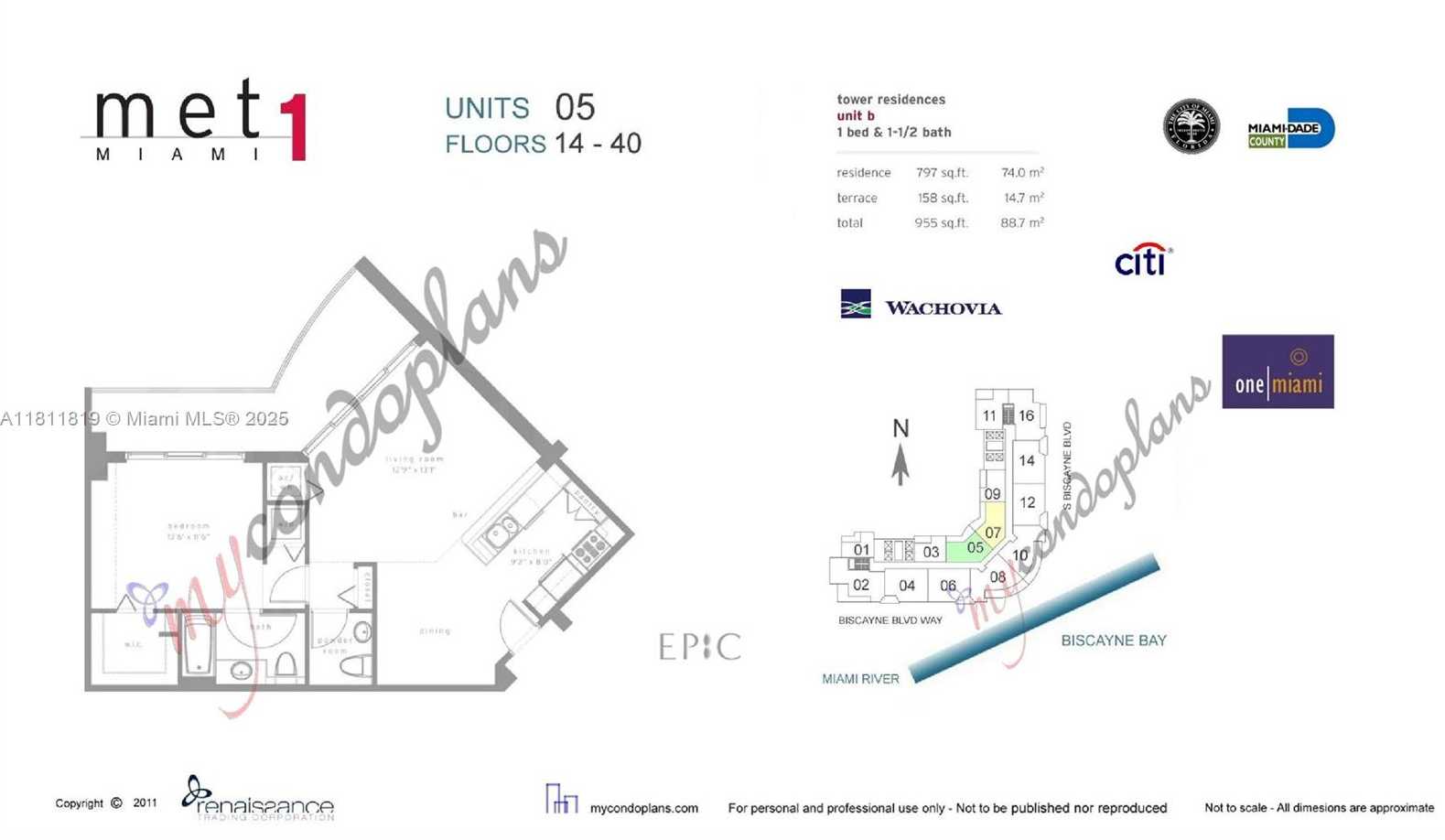 Small Image of 300 SOUTH BISCAYNE BLVD #PH-3905, Miami Number 11