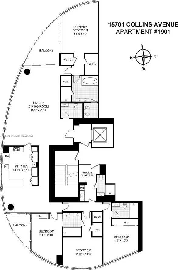 Small Image of 15701 COLLINS AVE #1901, Sunny Isles Beach Number 17